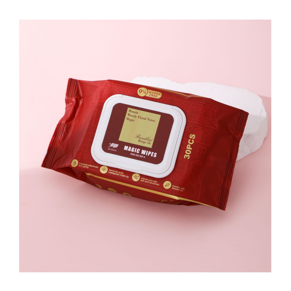 Barakkat Rouge 54 Magic Wipes Alcohol-Free Fresh Pack