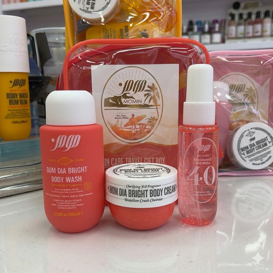 Momin Bom Dia Bright Skincare Travel Gift Set 3pcs Kit