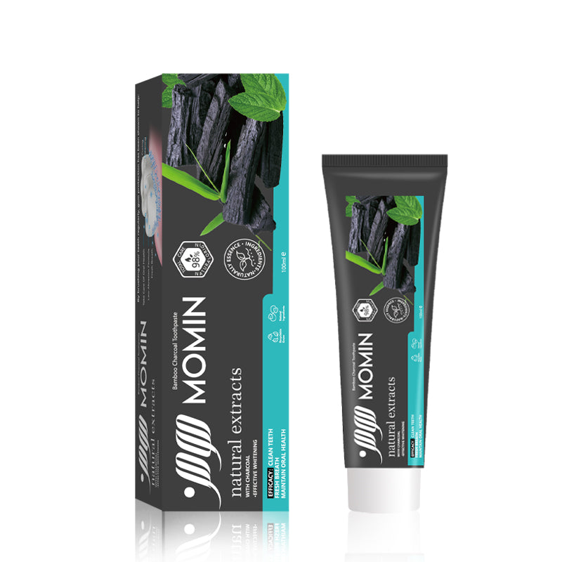 Momin Charcoal Toothpaste 100g Herbal Whitening Care