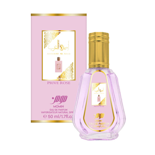 Momin Prive Rose Eau De Parfum 50ml Floral Luxury Scent