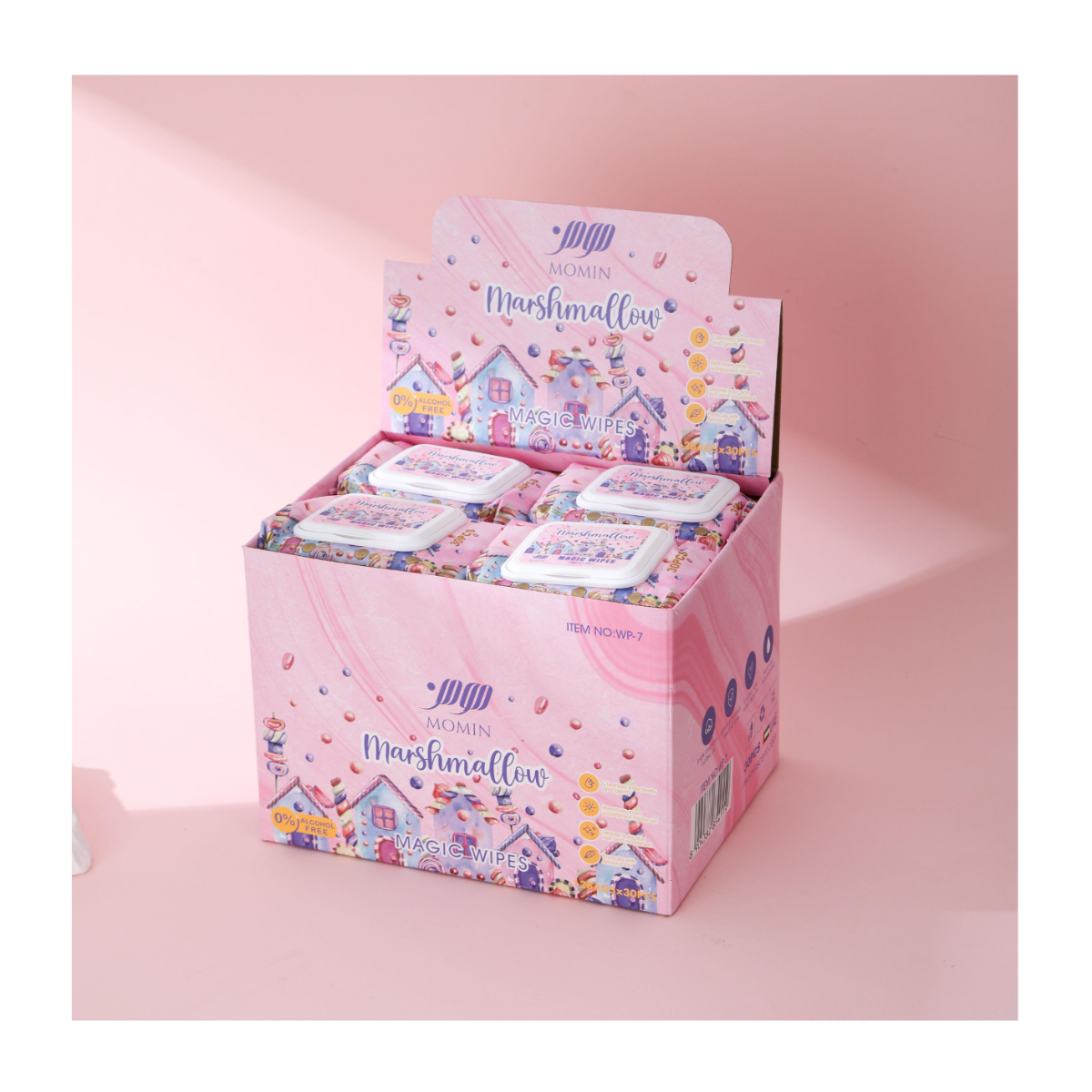 Marshmallow Magic Wipes by Momin – Soft Gentle Care