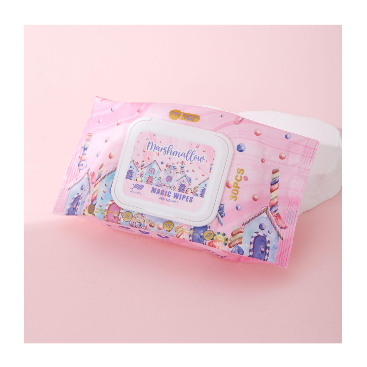 Marshmallow Magic Wipes by Momin – Soft Gentle Care