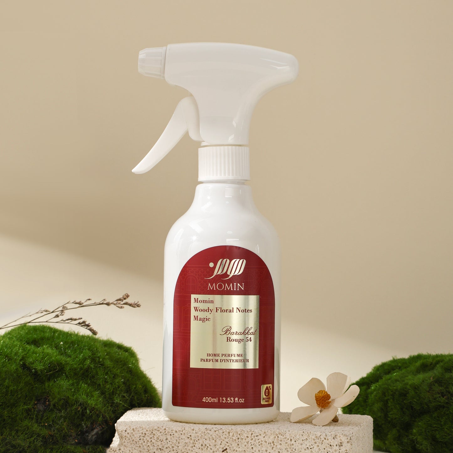 Momin Woody Floral Air Freshener Spray 400ml 13.53oz