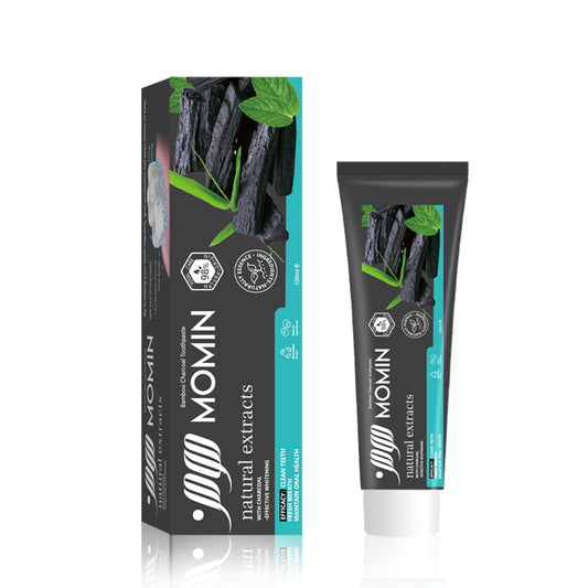 Momin Charcoal Toothpaste 100g Herbal Whitening Care